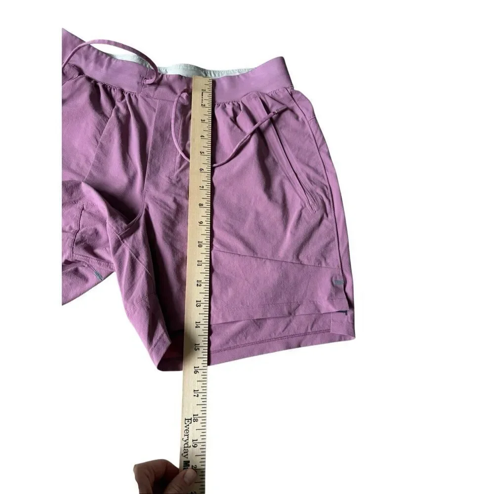 Lululemon‎ Men’s  Shorts License to train size M Athletic Pink Purple Unlined